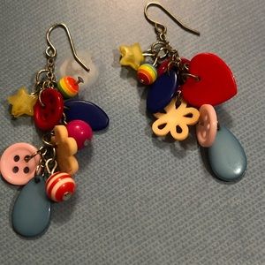 Vintage charm earrings